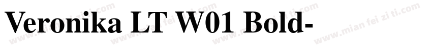 Veronika LT W01 Bold字体转换